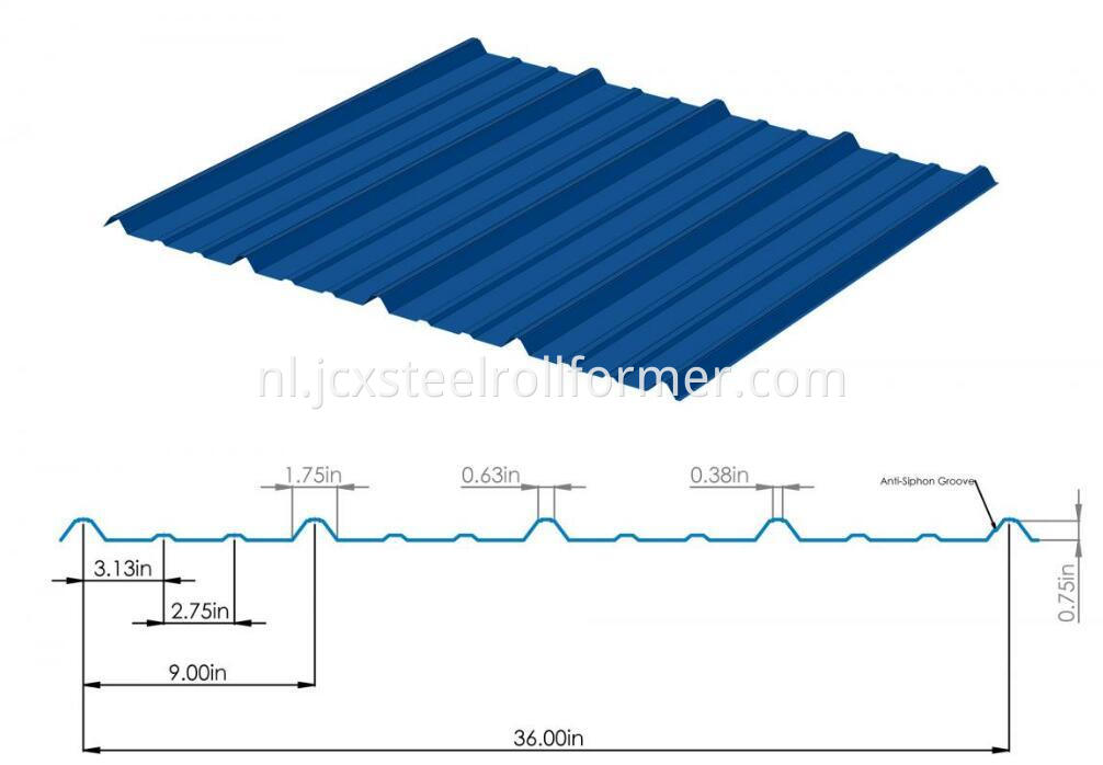 China rolvormen machine-dakplaatmachine